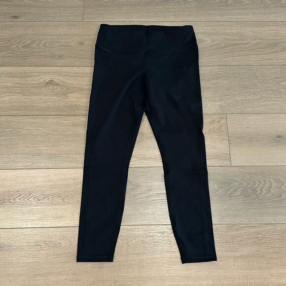 CRZ YOGA Pants - CRZ YOGA Black Sports Tight High Rise 7/8 Active Workout Yoga Leggings Size‎ M